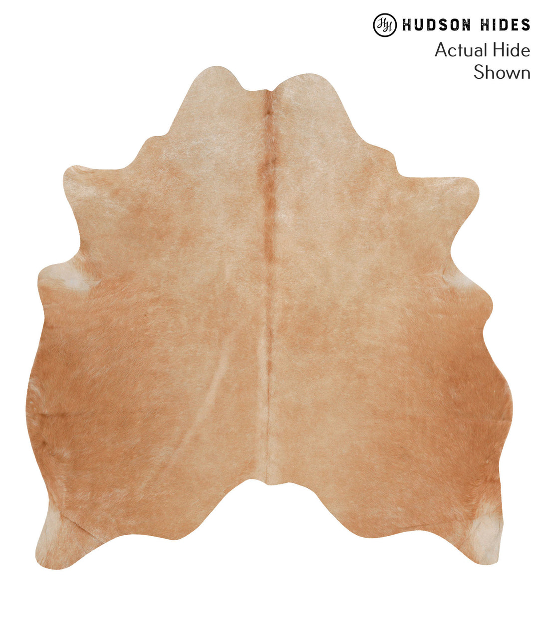 Solid Brown X-Large Brazilian Cowhide Rug 6'6"H x 6'4"W #65382 by Huds