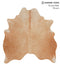 Solid Brown X-Large Brazilian Cowhide Rug 6'6