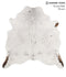 Salt and Pepper Brown X-Large Brazilian Cowhide Rug 6'11