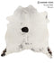 Salt and Pepper Black XX-Large Brazilian Cowhide Rug 7'4