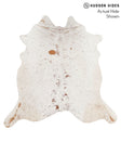 Salt and Pepper Brown X-Large Brazilian Cowhide Rug 6'8"H x 6'9"W #65604 by Hudson Hides