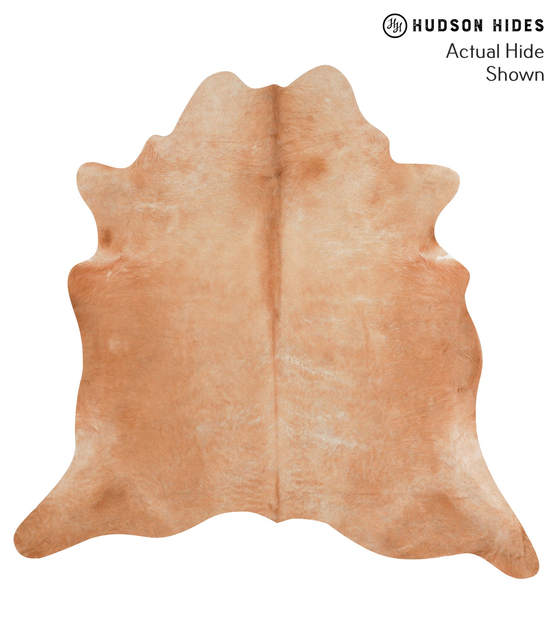 Solid Brown Cowhide Rug #65708