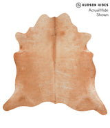 Solid Brown X-Large Brazilian Cowhide Rug 6'10"H x 7'0"W #65708 by Hudson Hides