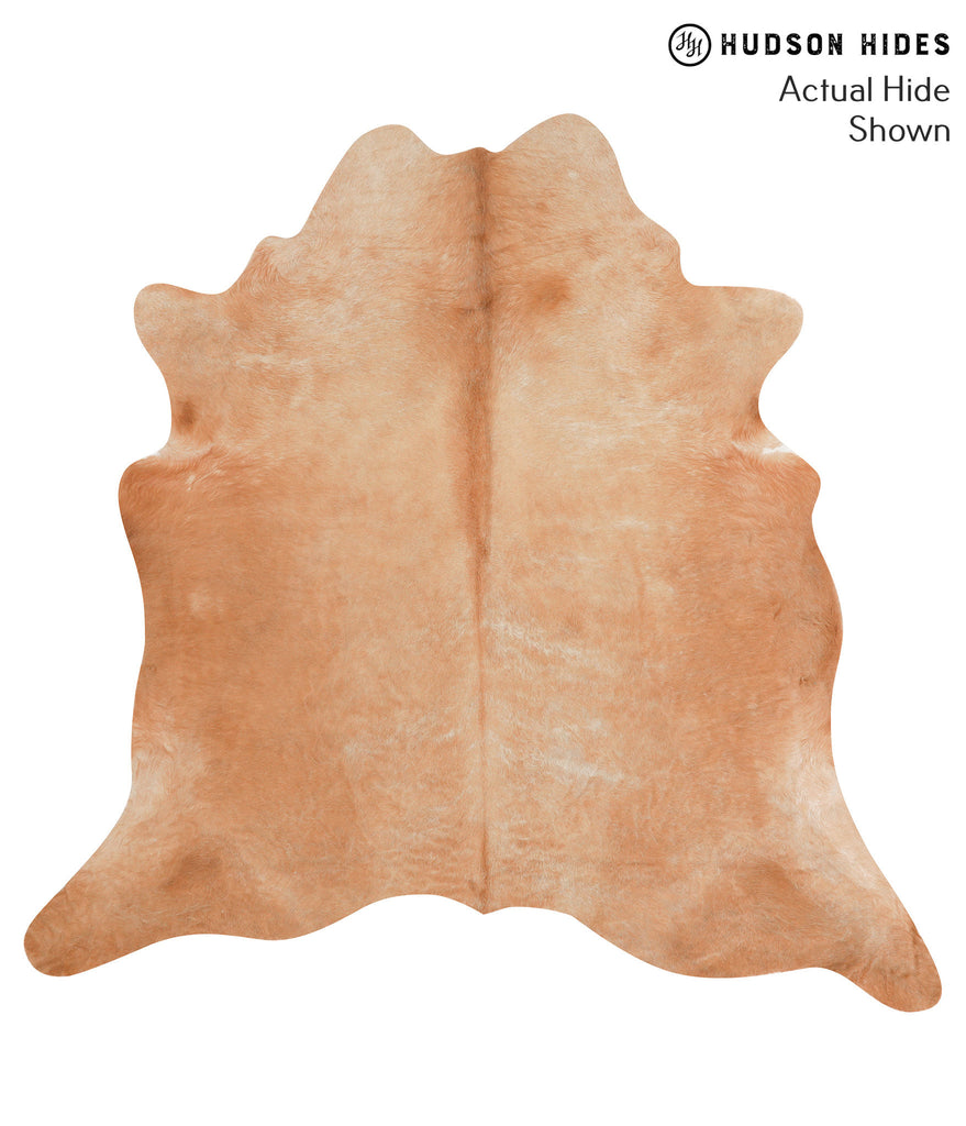 Solid Brown X-Large Brazilian Cowhide Rug 6'10"H x 7'0"W #65708 by Hudson Hides