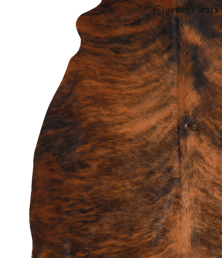 Dark Brindle X-Large Brazilian Cowhide Rug 6'11"H x 5'10"W #65755 by Hudson Hides