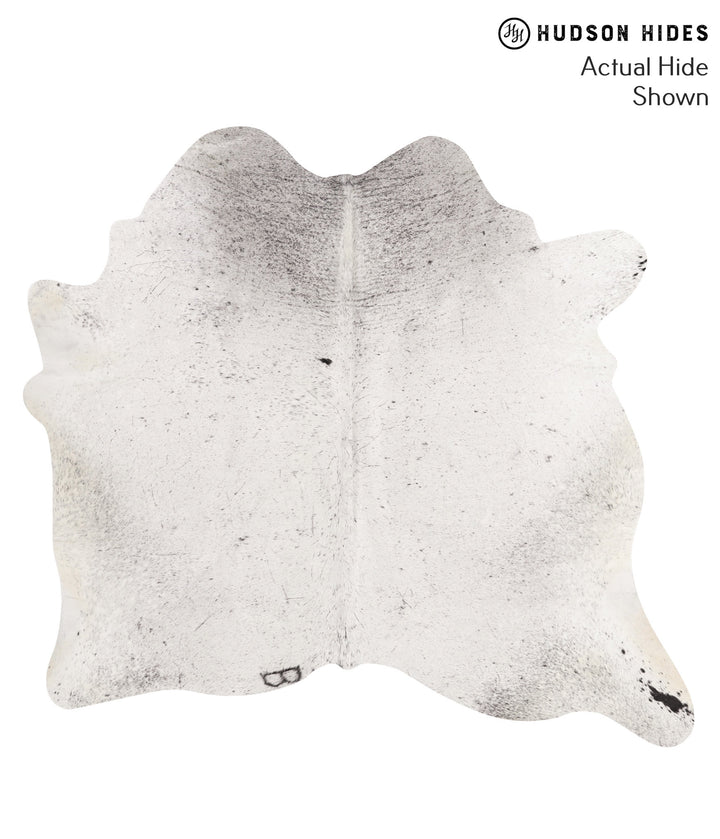 Salt and Pepper Black Large Brazilian Cowhide Rug 5'7"H x 5'11"W #65757 by Hudson Hides