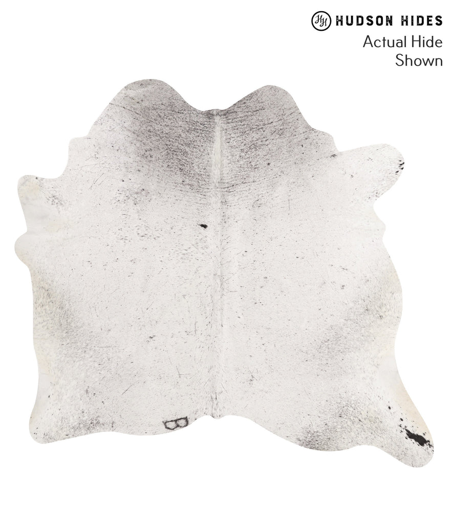 Salt and Pepper Black Large Brazilian Cowhide Rug 5'7"H x 5'11"W #65757 by Hudson Hides