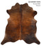 Dark Brindle X-Large Brazilian Cowhide Rug 6'8