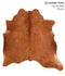 Solid Brown X-Large Brazilian Cowhide Rug 6'7