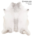 Medium Grey X-Large Brazilian Cowhide Rug 7'0"H x 6'0"W #65888 by Hudson Hides