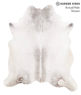 Medium Grey X-Large Brazilian Cowhide Rug 7'0"H x 6'0"W #65888 by Hudson Hides