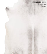 Medium Grey X-Large Brazilian Cowhide Rug 7'0"H x 6'0"W #65888 by Hudson Hides