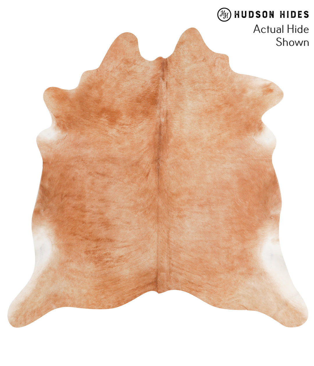 Solid Brown X-Large Brazilian Cowhide Rug 6'7"H x 6'7"W #65908 by Huds
