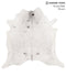 Salt and Pepper Black XX-Large Brazilian Cowhide Rug 7'2