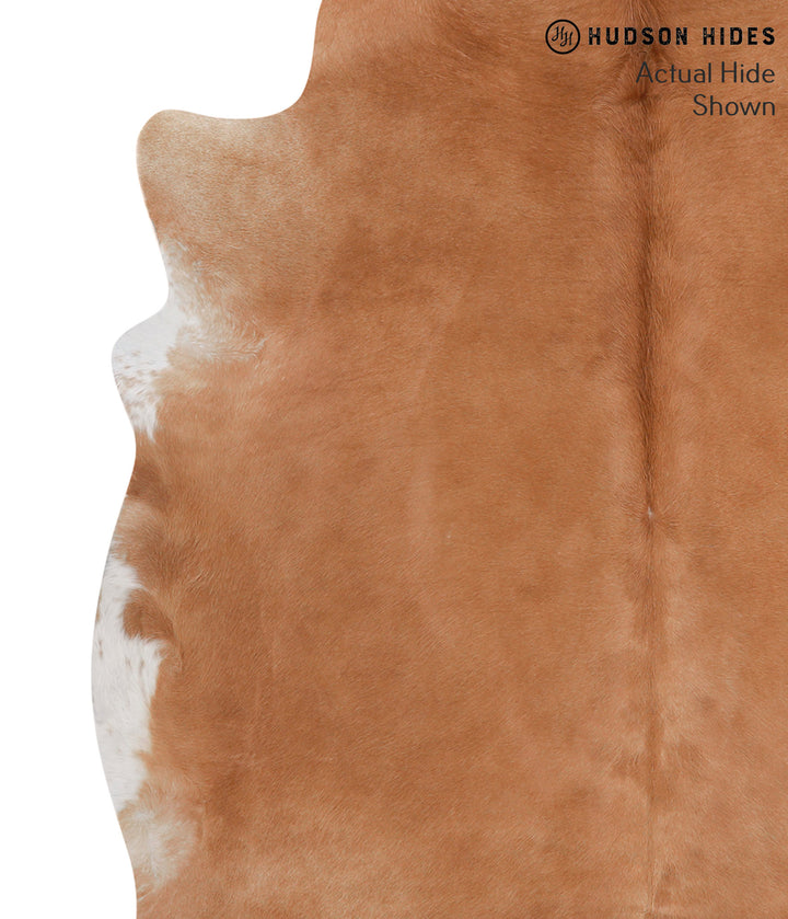 Solid Brown XX-Large Brazilian Cowhide Rug 7'6"H x 6'9"W #65977 by Hudson Hides
