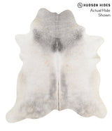 Medium Grey X-Large Brazilian Cowhide Rug 6'9"H x 6'1"W #66091 by Hudson Hides