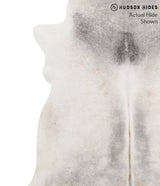 Medium Grey X-Large Brazilian Cowhide Rug 6'9"H x 6'1"W #66091 by Hudson Hides