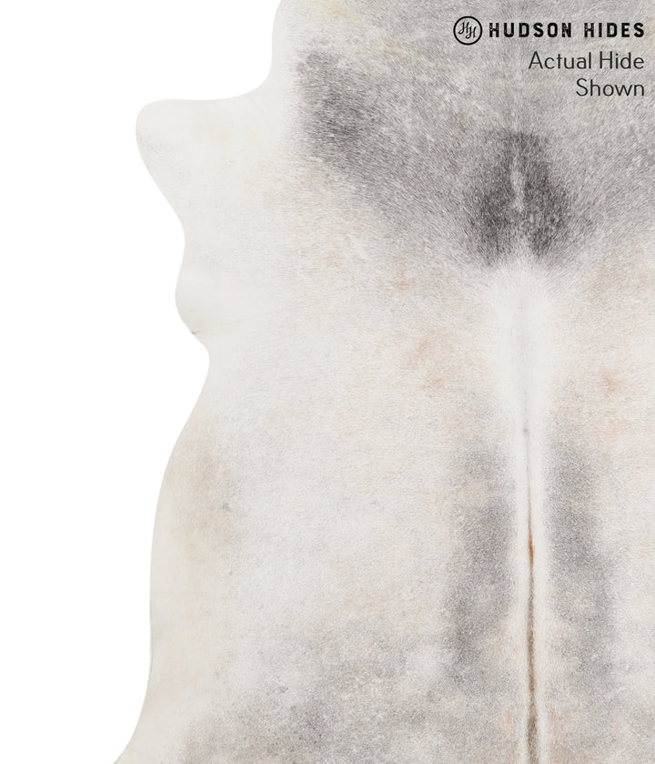 Medium Grey X-Large Brazilian Cowhide Rug 6'9"H x 6'1"W #66091 by Hudson Hides