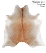 Grey with Beige X-Large Brazilian Cowhide Rug 6'11"H x 6'10"W #66101 by Hudson Hides