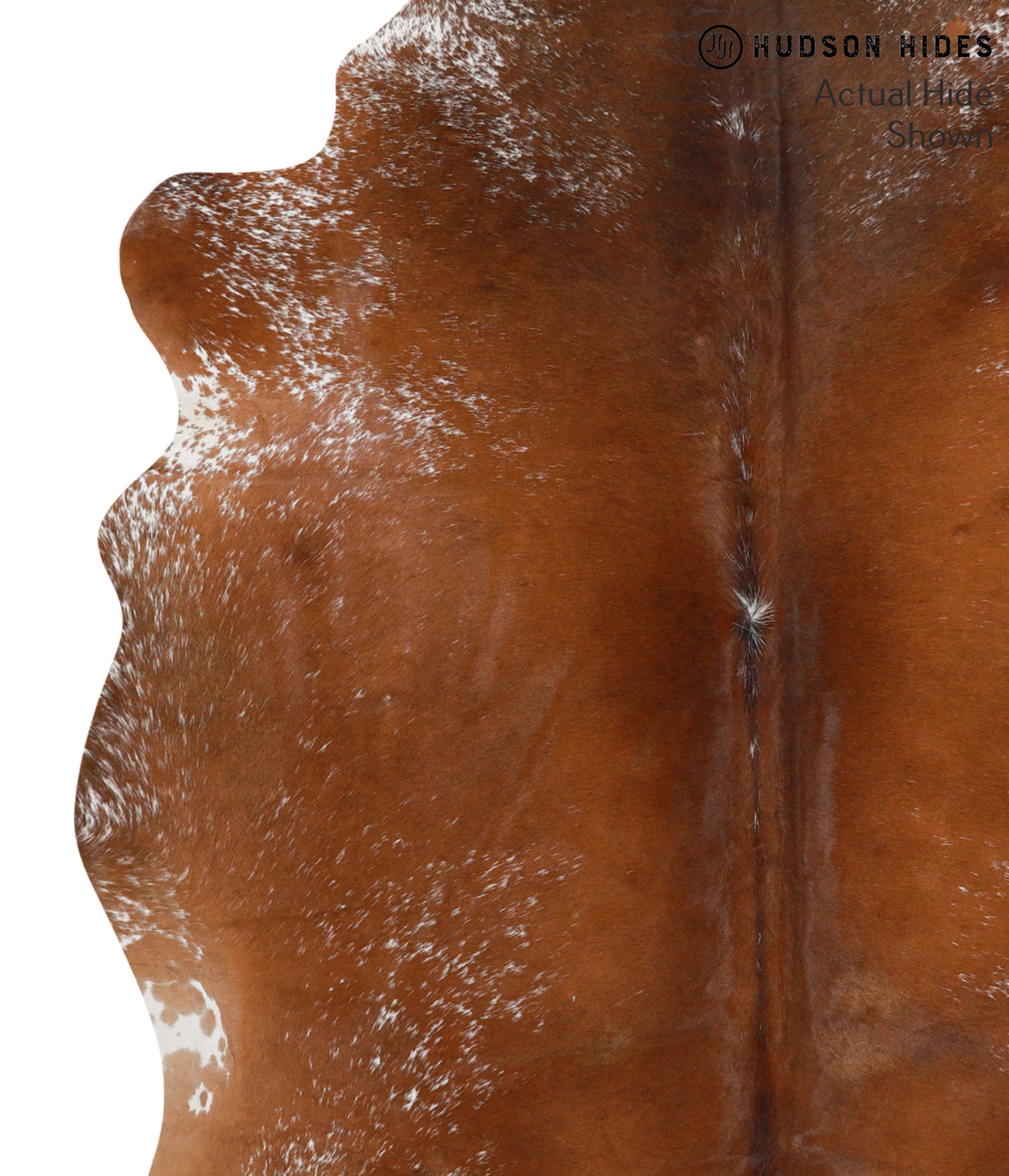 Salt and Pepper Brown Cowhide Rug #66106
