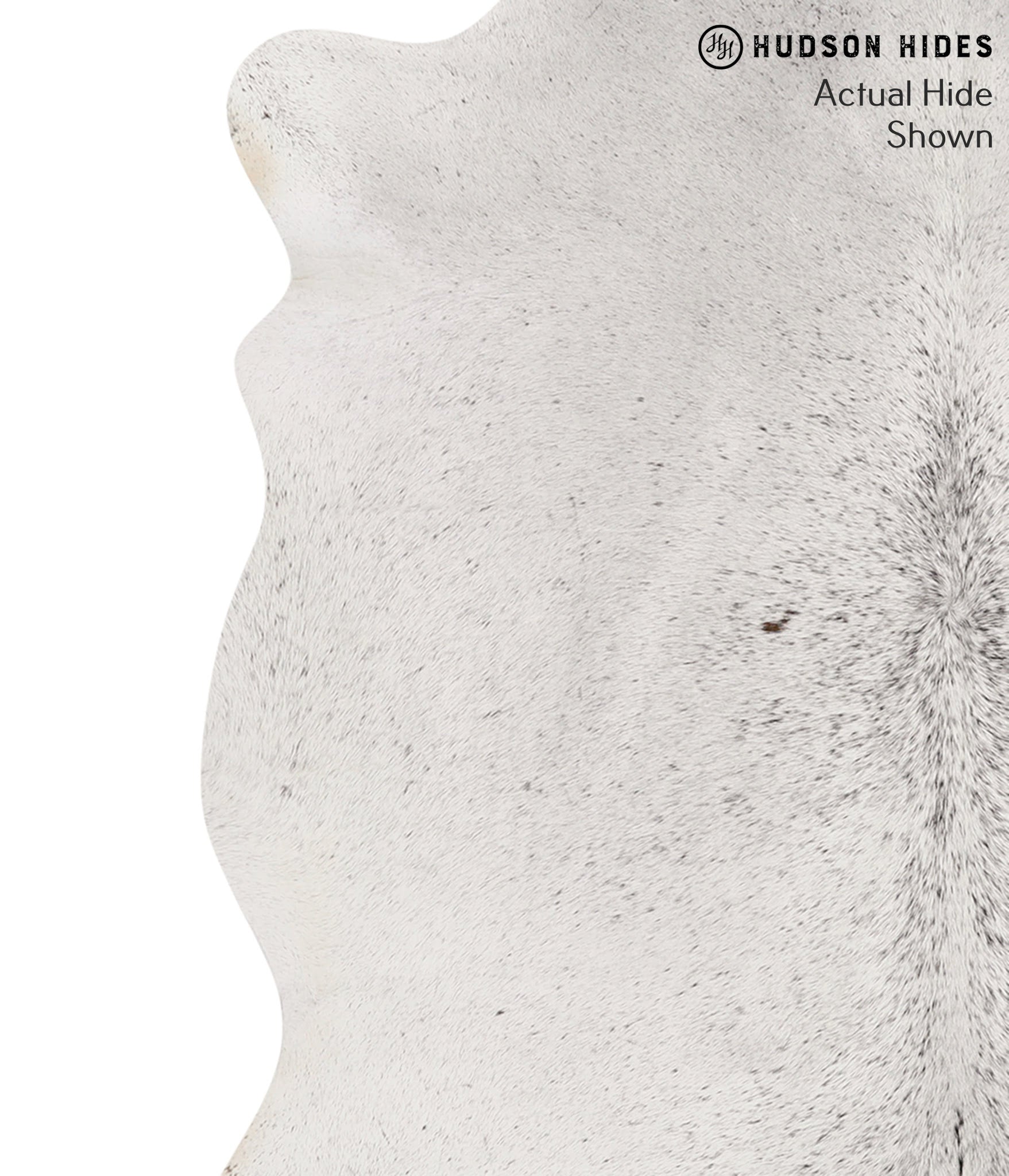 Salt and Pepper Black Cowhide Rug #66121