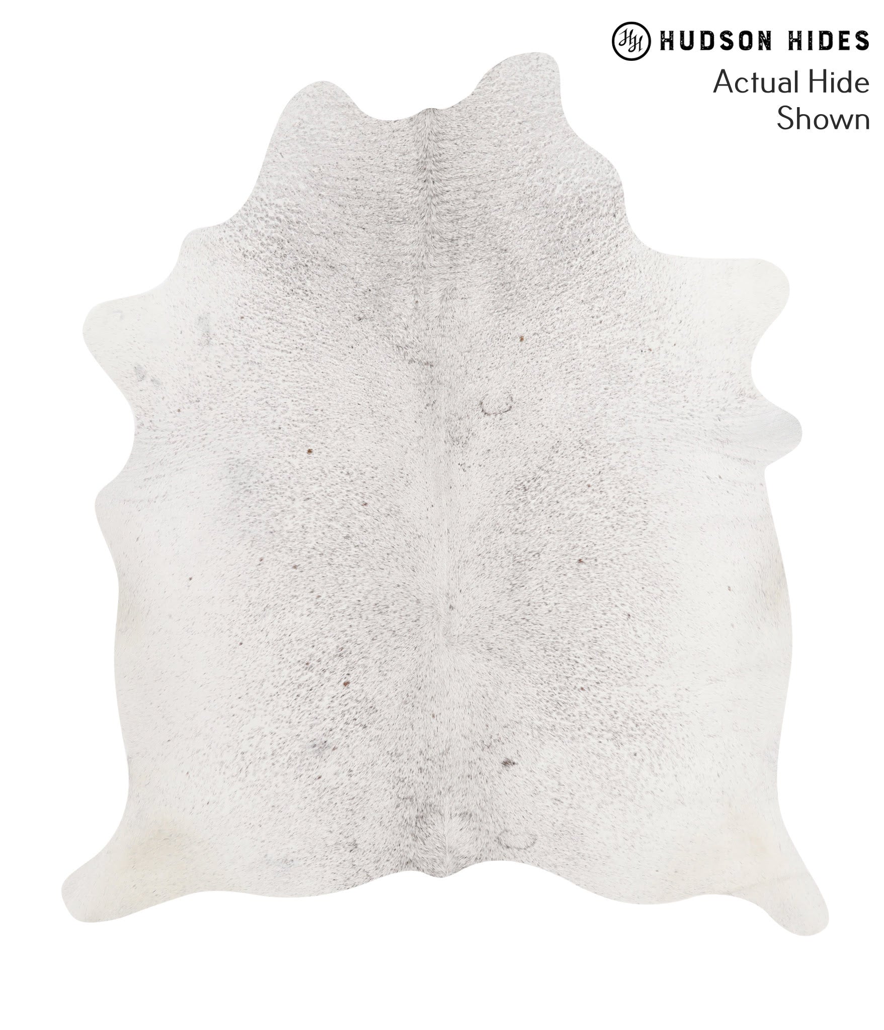 Salt and Pepper Black Cowhide Rug #66222