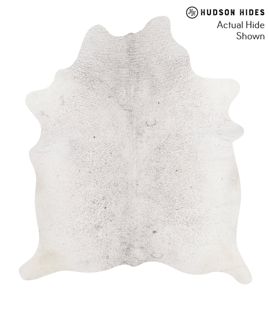 Salt and Pepper Black Large Brazilian Cowhide Rug 6'8"H x 5'8"W #66222 by Hudson Hides