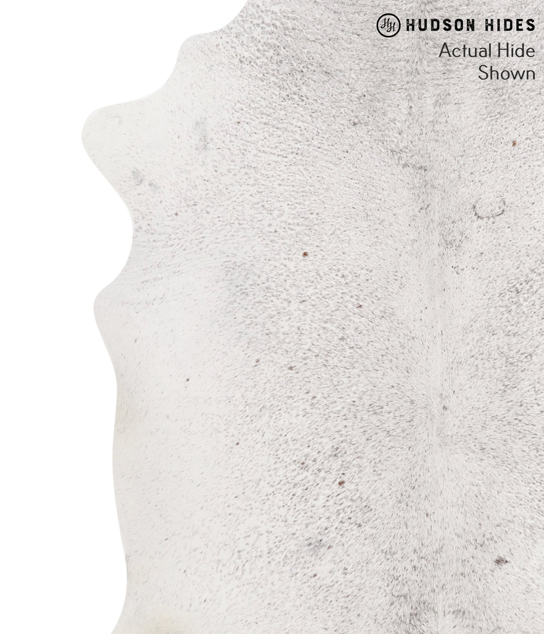 Salt and Pepper Black Cowhide Rug #66222