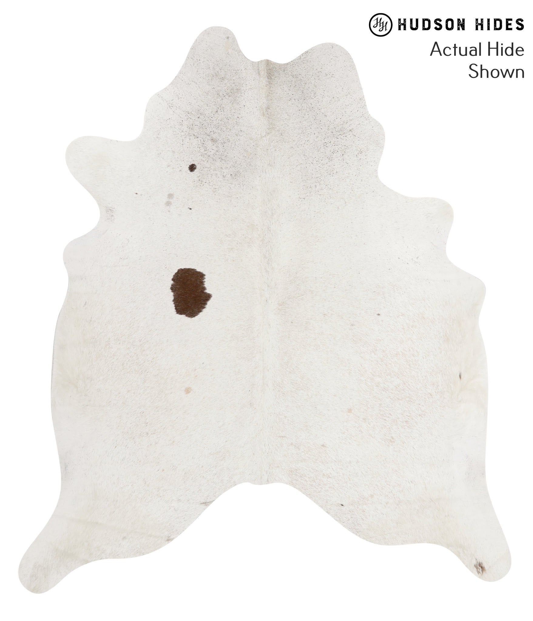 Salt and Pepper Brown Cowhide Rug #66358