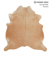 Beige X-Large Brazilian Cowhide Rug 6'11"H x 6'7"W #66388 by Hudson Hides
