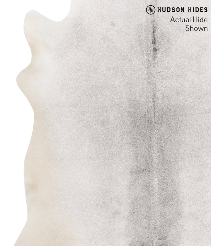Light Grey X-Large Brazilian Cowhide Rug 6'8"H x 6'1"W #66442 by Hudson Hides
