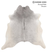 Medium Grey X-Large Brazilian Cowhide Rug 6'8"H x 6'9"W #66472 by Hudson Hides