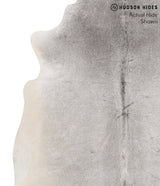 Medium Grey X-Large Brazilian Cowhide Rug 6'8"H x 6'9"W #66472 by Hudson Hides