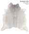 Medium Grey X-Large Brazilian Cowhide Rug 7'0