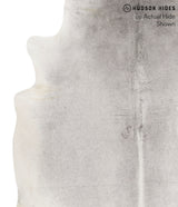 Medium Grey X-Large Brazilian Cowhide Rug 7'0"H x 6'5"W #66653 by Hudson Hides