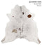 Salt and Pepper Brown X-Large Brazilian Cowhide Rug 7'0
