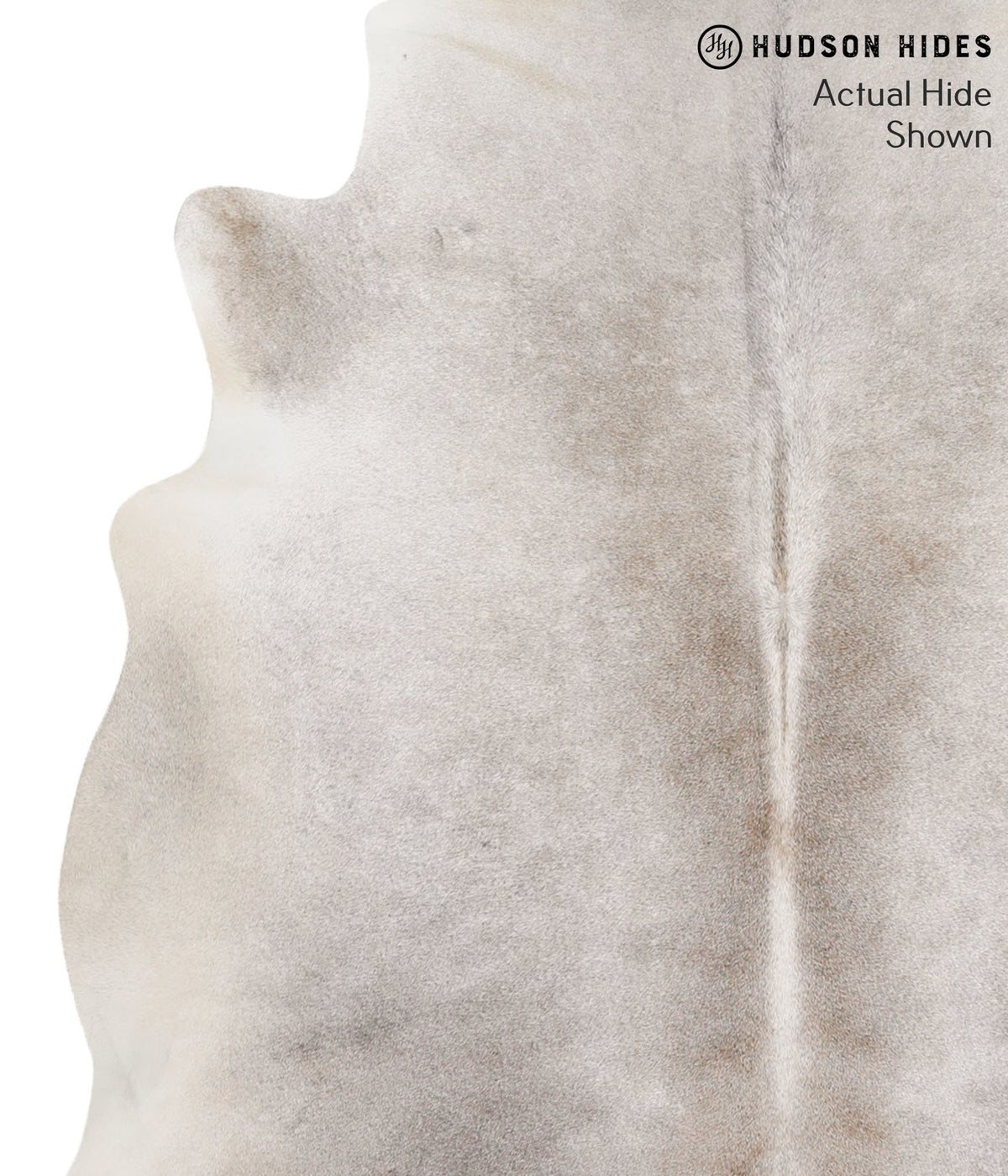 Medium Grey X-Large Brazilian Cowhide Rug 6'5"H x 6'7"W #66891 by Hudson Hides