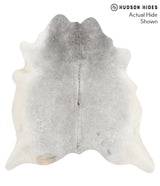 Medium Grey X-Large Brazilian Cowhide Rug 6'8"H x 6'3"W #67006 by Hudson Hides