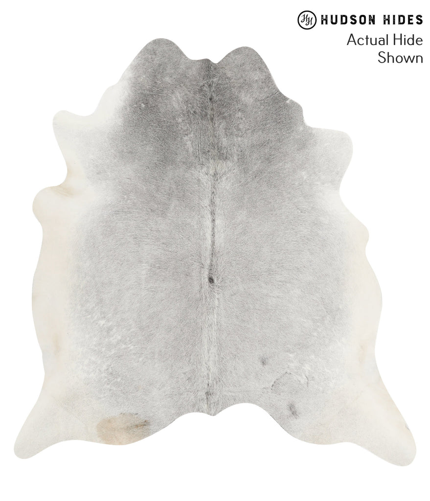 Medium Grey X-Large Brazilian Cowhide Rug 6'8"H x 6'3"W #67006 by Hudson Hides