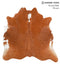 Brown and White Regular X-Large Brazilian Cowhide Rug 6'10