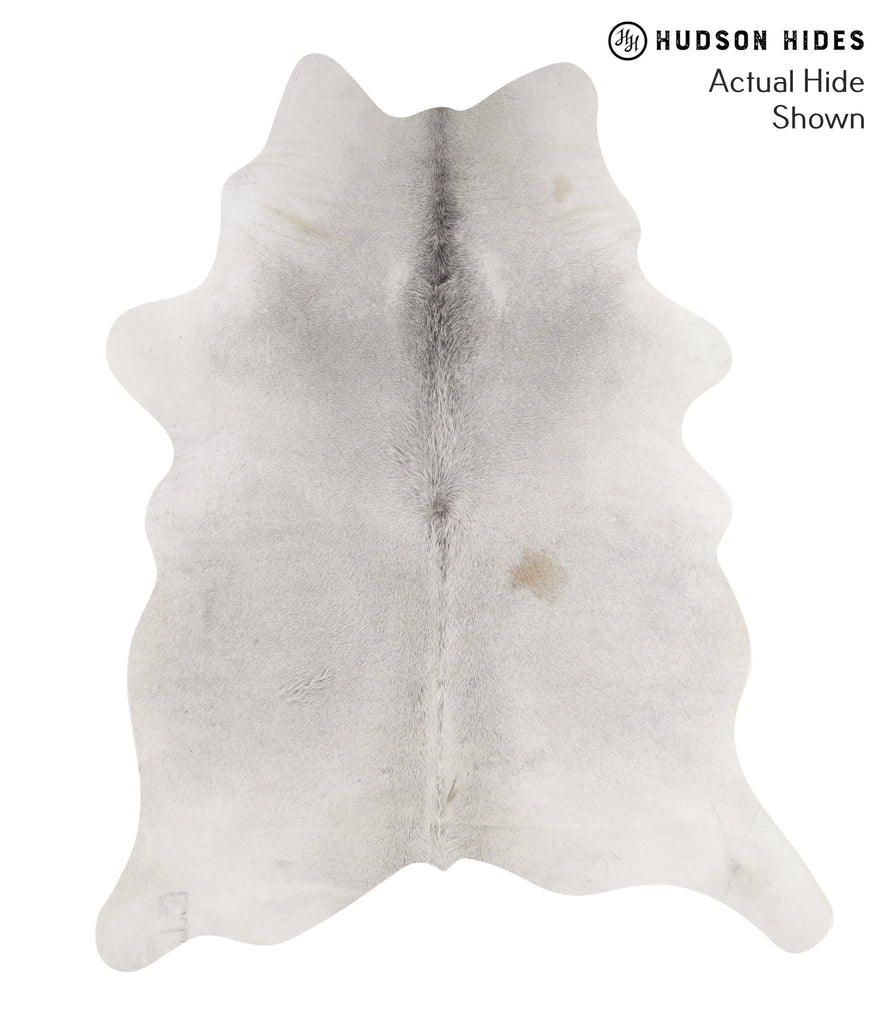 Medium Grey X-Large Brazilian Cowhide Rug 7'4"H x 5'10"W #67243 by Hudson Hides