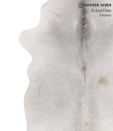 Medium Grey X-Large Brazilian Cowhide Rug 7'4"H x 5'10"W #67243 by Hudson Hides
