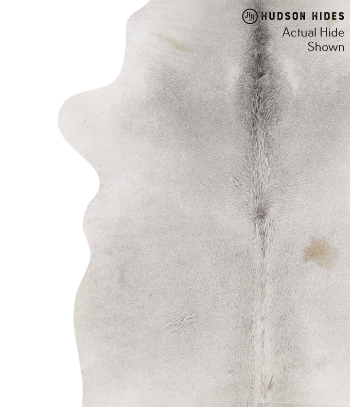 Medium Grey X-Large Brazilian Cowhide Rug 7'4"H x 5'10"W #67243 by Hudson Hides