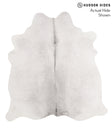 Medium Grey Large Brazilian Cowhide Rug 6'5"H x 6'1"W #67245 by Hudson Hides