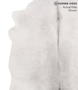 Medium Grey Large Brazilian Cowhide Rug 6'5"H x 6'1"W #67245 by Hudson Hides
