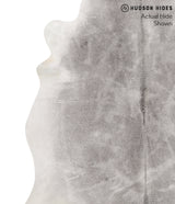 Medium Grey X-Large Brazilian Cowhide Rug 7'3"H x 6'7"W #67397 by Hudson Hides