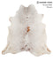 Salt and Pepper Brown X-Large Brazilian Cowhide Rug 7'1