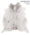 Salt and Pepper Black X-Large Brazilian Cowhide Rug 7'1