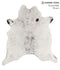 Salt and Pepper Black X-Large Brazilian Cowhide Rug 6'9