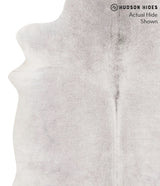 Medium Grey X-Large Brazilian Cowhide Rug 7'1"H x 6'0"W #67928 by Hudson Hides